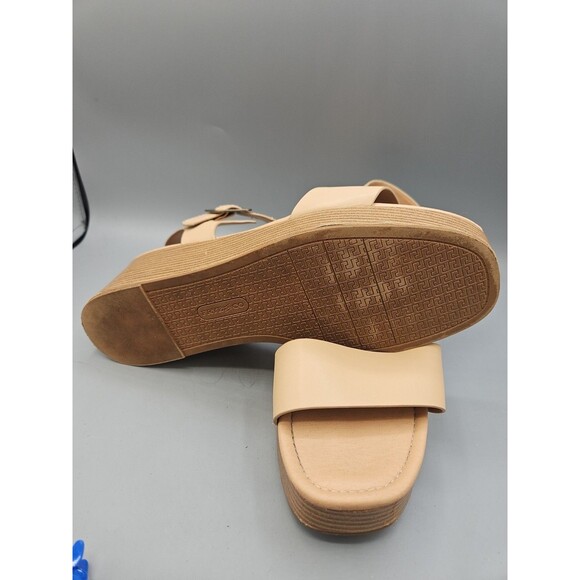 Frye And CO SZ 11 Lylah Wedge Sandal Tan - Picture 8 of 10